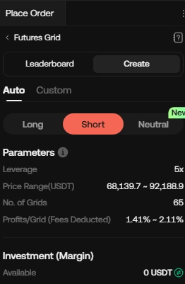 kucoin future grid bot
