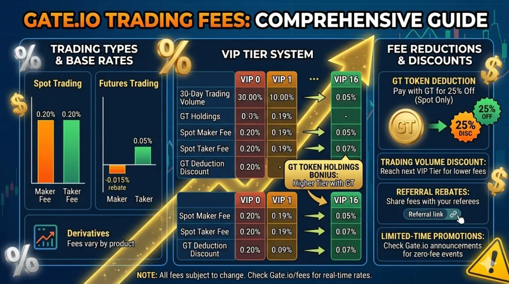 Gate.io Trading Fees