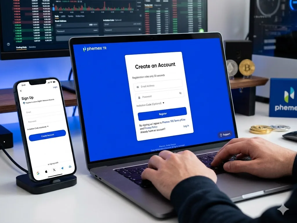 phemex account set up