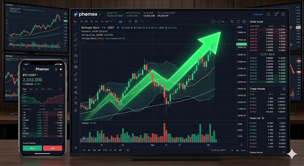 Phemex Review for Low-Budget Users and phemex dashboard