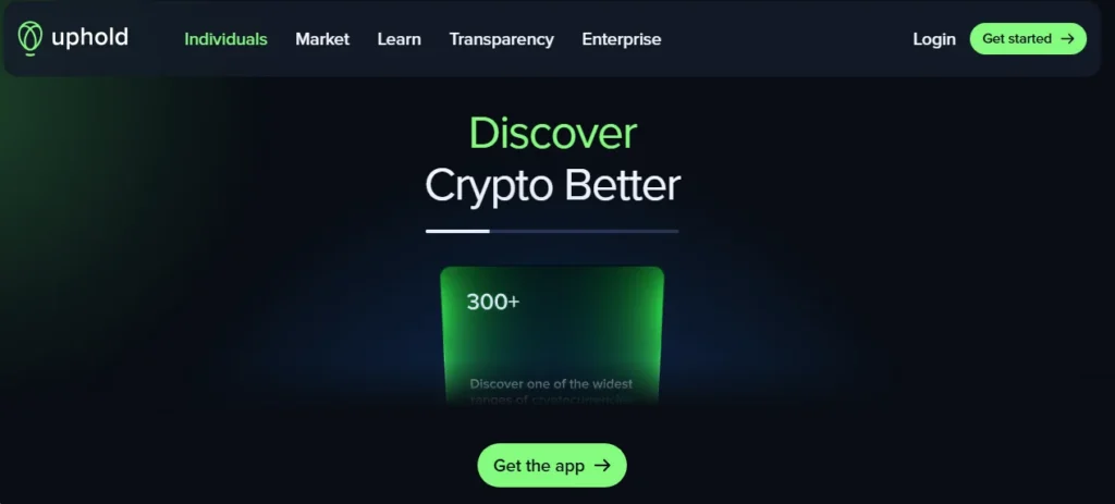 uphold dashboard