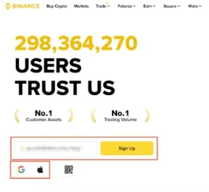 binance signup